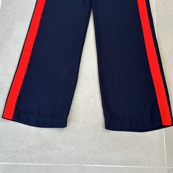Habitual trousers in navy with red side strap size 6 - Picture 4 of 9